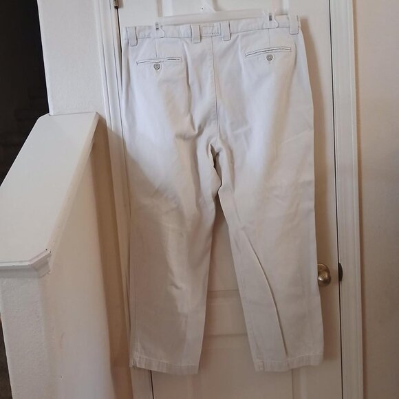 Vintage Polo Ralph Lauren utility pleat light khaki trousers size 38x30 - Picture 7 of 7